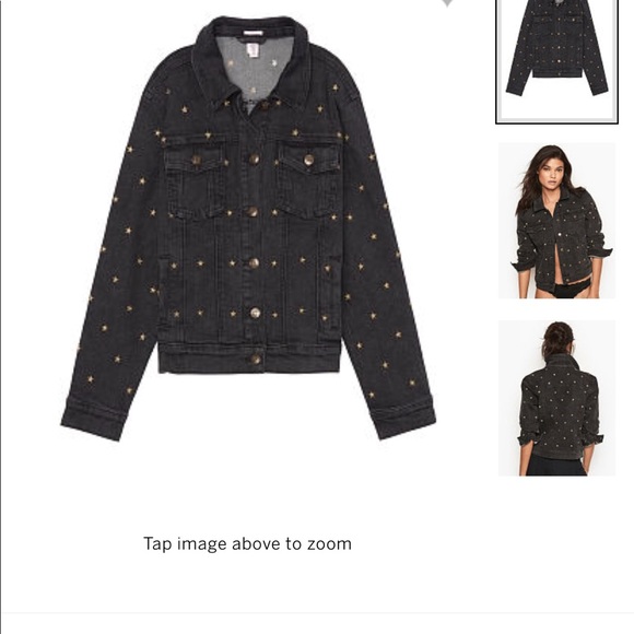 VS DENIM JACKET ONLINE EXCLUSIVE XL STAR BLACK GOLD - Picture 9 of 11